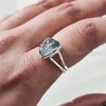 thumbnail image 4 of Natural Blue Apatite Ring, Rough Apatite Ring, Healing Birthstone, Bohemian Ring, 925 Sterling Silver, Womens Ring, Christmas, Thanksgiving, Handmade, Statement Jewelry, Rough Gemstone Jewelry, 4 of 7