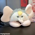 thumbnail image 1 of Lindo Dumbo Timothy con capucha en forma de U almohada para el cuello relleno Anime encantador viaje Blackout cuello almohada para siesta para oficina almohada chica, 1 of 5