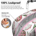 thumbnail image 5 of Lunch Bag Lunch Box for Women Reusable Insulated Lunch Bags,Water-Resistant Tropical Pattern with Dragon Fruit Clip Art Cooler Lunch Tote Bag, Large Capacity for Work Travel Picnic, 5 of 6