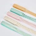 thumbnail image 3 of 1Bag 18pcs 9 Syles Elastic Fold Over Ribbon Stretch Solid Sewing Printed Headbands Elastic Spandex Ribbon for Garment Bow Stretch Knitting Elastic(0.59in wide), 3 of 8