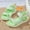 Green, variant on Zecgelong Cute Ballet For Girls Lace Cat Shape Toddler Dance Shoes For Performance And Practice Sandals For Girls Size 4.5 Green