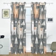 thumbnail image 2 of Alpaca and Mountains Sheep Curtains Black Out 72 Inch Length Curtains for Sliding Glass Doors Bedroom Living Room 2 Pack, 2 of 6