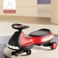 thumbnail image 6 of Light-Up Electric Wiggle Car with Pedal, 2-in-1 Swing Car, 2 motor Ride-On Toy, Anti-Rollover, Flashing Wheels for Ages 3 and Up, 6 of 6