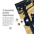 thumbnail image 2 of Lantern Press 1000 Piece Jigsaw Puzzle, Blue Ridge Mountains, Black Bear at Sunset, Lithograph, 2 of 5