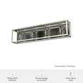 thumbnail image 7 of Hunter - Squire Manor 4-light Distressed White, Medium Size Vanity Light, Dimmable, Modern Style, for Bedrooms, Dining, Living Rooms - 19037, 7 of 7