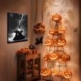 thumbnail image 5 of Framed Dark Gothic Canvas Wall Art Set of 3, Creepy Witchy Halloween Wall Decor Paintings, Crow and Skull Goth Aesthetic Posters Prints for Living Room Bedroom Bathroom Home Decor 12x16In, 5 of 6