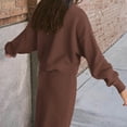 thumbnail image 4 of Ensemble Jupe Chandail 2 Pcs pour Femmes - Polyester, Col Montant, Manches Longues - S-TTG, 4 of 4