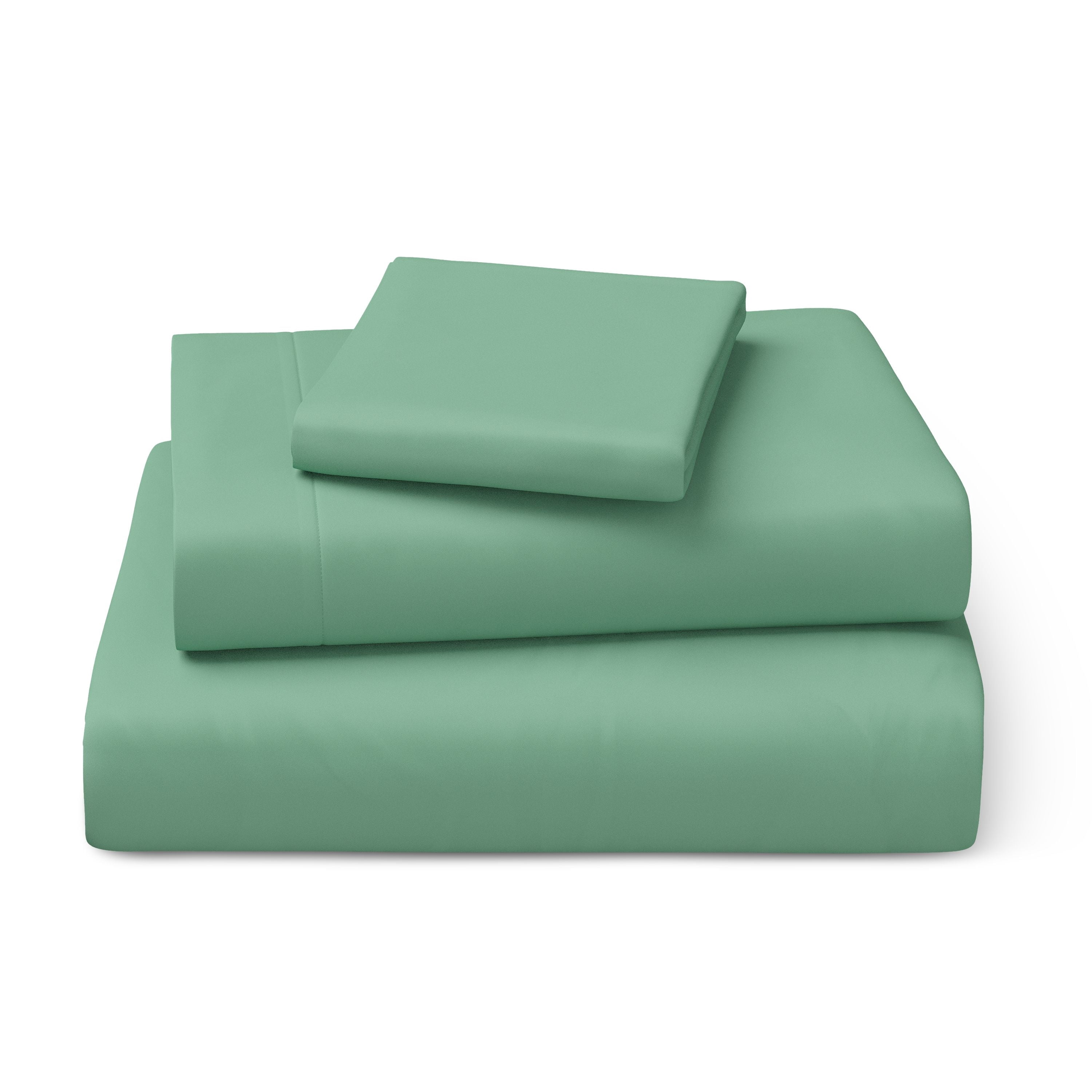 Mainstays Kids Microfiber Bed Sheet Set, Twin, Light Green, 3 Pieces