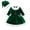 Green, variant on JLMSPLWG Girls Velvet Christmas Dress Girls Christmas Dresses Red Girls Black Midi Dress Happy New Year Baby Girl Outfit 5t Girl Clothes Thanksgiving, Green 18-24 Months