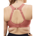 thumbnail image 3 of Cake Maternity Popcorn Busty Wire Free Nursing Sports Bra for Breastfeeding, Wireless Maternity Bra (for E-G Cups), Brick, Medium, 3 of 6