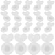 thumbnail image 4 of 20PCS Silicone Earring Backs Soft Safety Stoppers for Stud Earrings, Comfortable Transparent Replacement Pins for Pierced Ears, 4 of 5