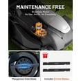 thumbnail image 6 of Litheli 40V Cordless Electric Lawn Mower, 18-Inch, Brushless Motor, 6-Position Height Adjustment, with 2 x 5.0Ah Battery, for Lawns & Gardens, 6 of 9