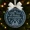 B, variant on Cross Stitch Jesus Prayer Ornament - Handmade Religious Christmas Decor with Gold Accents, Faithful Wall Hanging for Home & Church