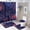 style-5, variant on 4th of July 4PCS Shower Curtain Sets with Rugs with Non-Slip Bath Mat Toilet Rug,72" X 72"