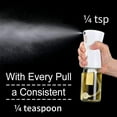 thumbnail image 3 of Refillable Oil Sprayer for Cooking - 6.7 fl.oz Glass Oil Sprayer Mister- Olive Oil Spray Bottle - Olive Oil Sprayer Mister - Oil Spitzer - Oil Dispenser for kitchen - Air Fryer Accessories, 3 of 5