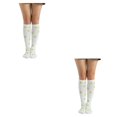 thumbnail image 4 of Minnieouse 1 par de calcetines a rayas hasta la rodilla de arcoíris, elasticidad, transpirabilidad, apariencia de moda cómoda, calcetín antideslizante, Type4 NO4 Minnieouse CBP288728, 4 of 6