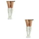 thumbnail image 2 of Calcetines hasta la rodilla Qarigey 1 par Rayas Arcoíris Antideslizante CBP288728, 2 of 6