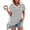 White, variant on Ayfxijin Women's Loose Striped Top, Black White Horizontal Stripe V-Neck Short Sleeve Blouse