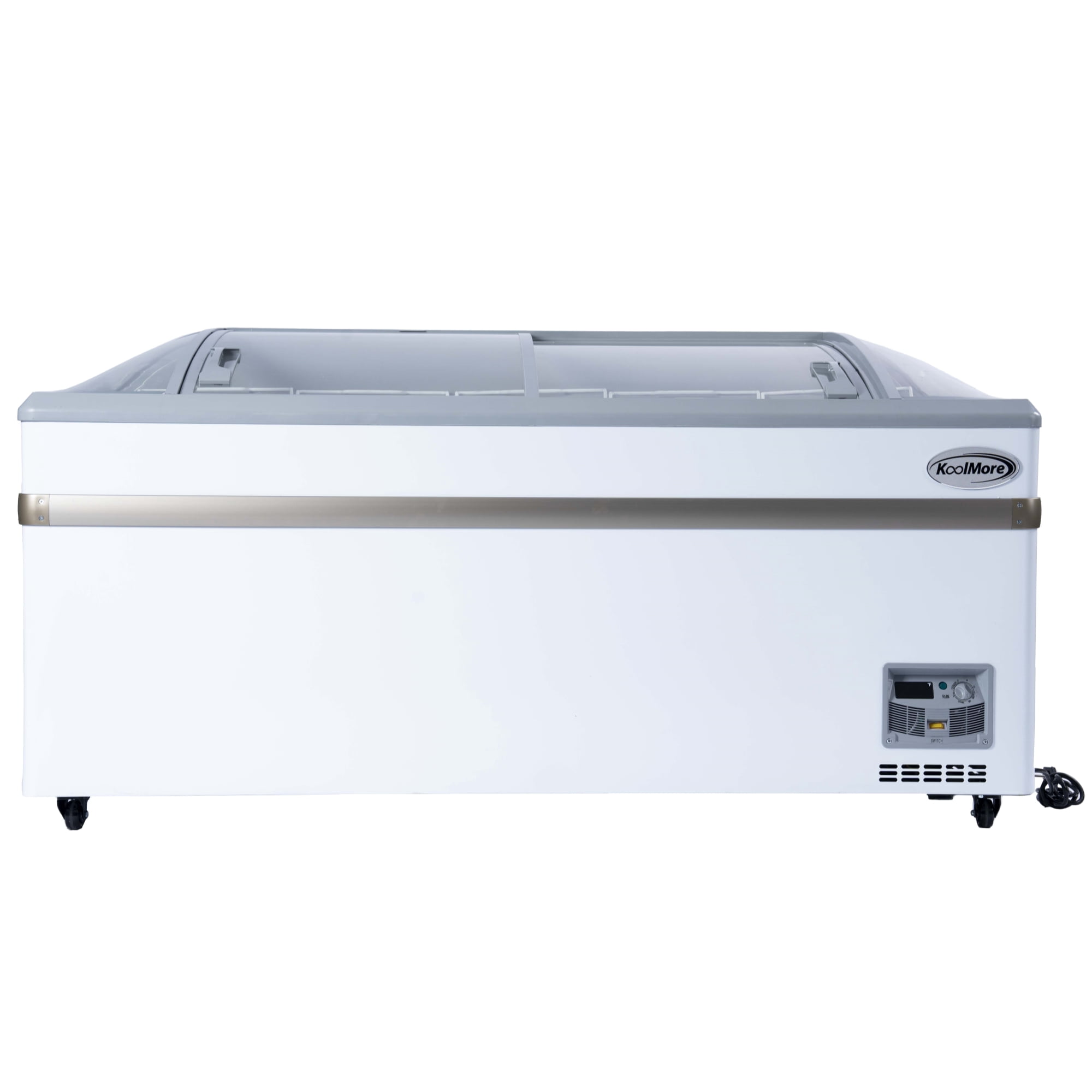 65 Inch Manual Defrost Island Chest Freezer 16 cu. ft. Capacity in White