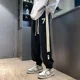 thumbnail image 4 of Pantalones deportivos lisos de otoño e invierno para hombre, pantalones de algodón, sudadera harén, pantalones deportivos grandes de talla grande Y2k coreanos para hombre, 4 of 5