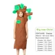 thumbnail image 1 of Disfraz divertido De árbol verde para adultos y niños, traje fresco para fiesta familiar De Halloween, Verano, 1 of 5