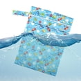 thumbnail image 1 of Bolsa de pañales Perfecl Bolsa de almacenamiento de pañales infantil portátil impermeable bolsillo impreso Azul, 1 of 8