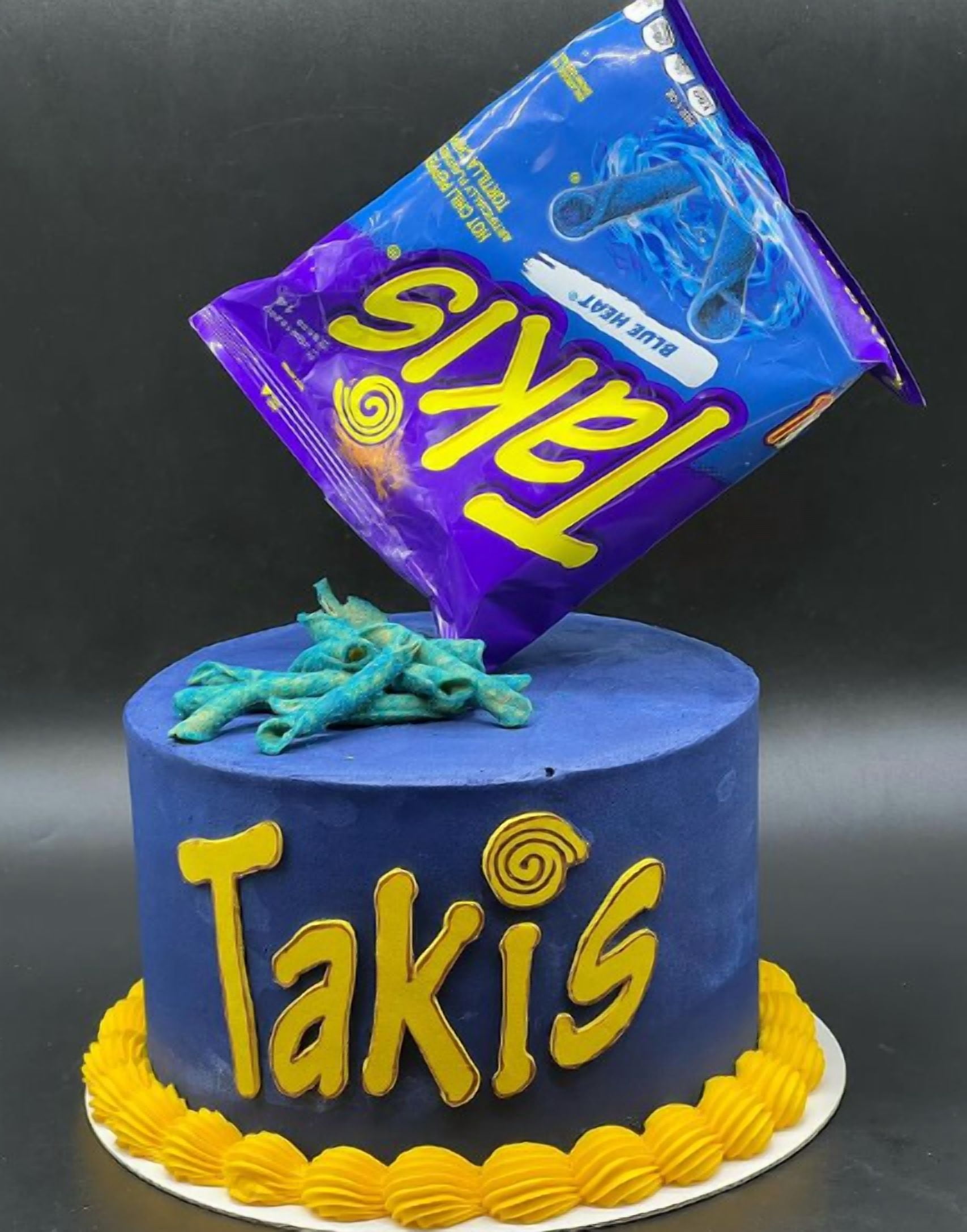 Takis Blue Heat Hot Chili Pepper Flavored Rolled Tortilla Chips, 3.25 oz (Pack of 20)