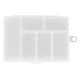 thumbnail image 2 of Caja organizadora transparente de 6 rejillas caja de almacenamiento de joyas con tapa de sellado para cuentas de manualidades de bricolaje caja de almacenamiento de plástico ANGGREK Otros, 2 of 8