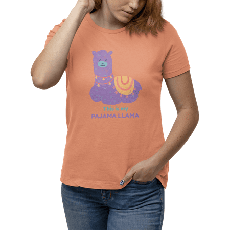 

kiMaran LLAMA T-Shirt This is my PAJAMA Purple LLAMA Unisex Short Sleeve Tee (Terracotta XL)