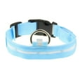 thumbnail image 2 of Collar de perro con LED a batería Sunnimix de nailon azul, 2 of 8