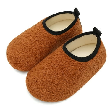 Barerun Toddler Shoes Slippers for Boys Girls Slip on Kids House Shoes