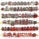 thumbnail image 2 of Mezcla de 80 accesorios de pulsera de estilo popular, accesorios de joyería con cuentas de agujero grande, cuentas sueltas de diamantes de aleación perforadas de bricolaje, color azul, 2 of 5