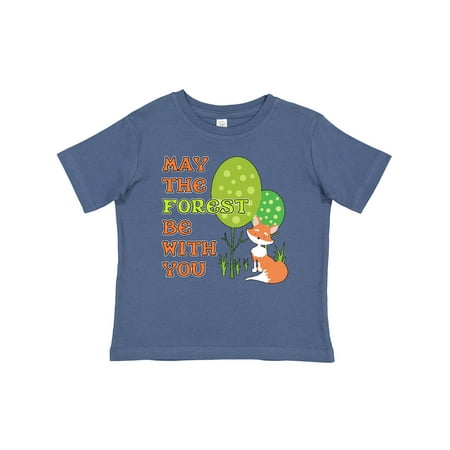 

Inktastic May the Forest Be with You- Cute Fox Gift Baby Boy or Baby Girl T-Shirt