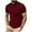 Burgundy, variant on Wyobmus Mens Workout Shirts Gym Muscle Short Sleeve Sweat Shirts Quick Dry Stretchy Baseball T-Shirts White