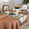 thumbnail image 6 of Table Runner 108 Inches Long for Kitchen Dining, Red Teal Brown Southwestern Dresser Scarf Farmhouse, Dining Table Decorations for Wedding/Parties, Ethnic Geometric Boho Retro 13 x 108 In, 6 of 9