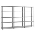 thumbnail image 1 of Costway 3PCS 74" 5-Tier Metal Shelving Unit Adjustable Heavy Duty Garage Storage Rack, 1 of 10
