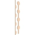 thumbnail image 3 of Ekena Millwork 47"H x 1/4"T Bridgeport Adjustable Wood Decorative Slat Wall Panel Kit, Red Oak (contains 11 Slats + 1 Straight Edge Starter Slat), 3 of 16
