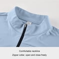 thumbnail image 6 of cfhntfmh Men's Casual Quarter Zipper Active Tshirts Short Sleeve Athletic Pullover Quick Dry Running Outdoor Shirt, 6 of 6