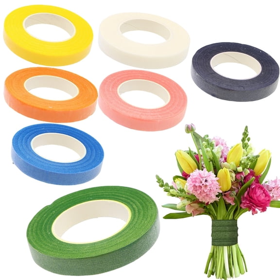 Urbanw Floral Stem Wrap Tape 1/2 Inch, Flower Tape 30 Yards, Bouquet Arranging Tape, Craft Floral Tape for DIY Flower Arrangement Gray 1Pcs