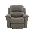 thumbnail image 2 of K-Living Danica high-grade leather Power Recliner Chair in Grey with USB Outlet, 2 of 3