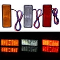 thumbnail image 2 of 24LED Motorcycle Reflector Tail Brake Turn Signal Light Lamp Car ATV LED Reflectors Truck Side Warning Lights, 2 of 7