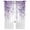 Purple, variant on Teal Blue Eucalyptus Leaves Semi Sheer Curtains 45 Inch Length 2 Panels Set,Spring Floral Summer Botanical Sheer Kitchen Curtain Privacy Voile Window Curtain for Living Room Bedroom Rod Pocket Drapes