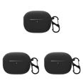 thumbnail image 1 of DQrwqpou Soporte Caja Carga Silicona Funda Suave para para Redmi Buds 3 Lite (Negro), 1 of 5