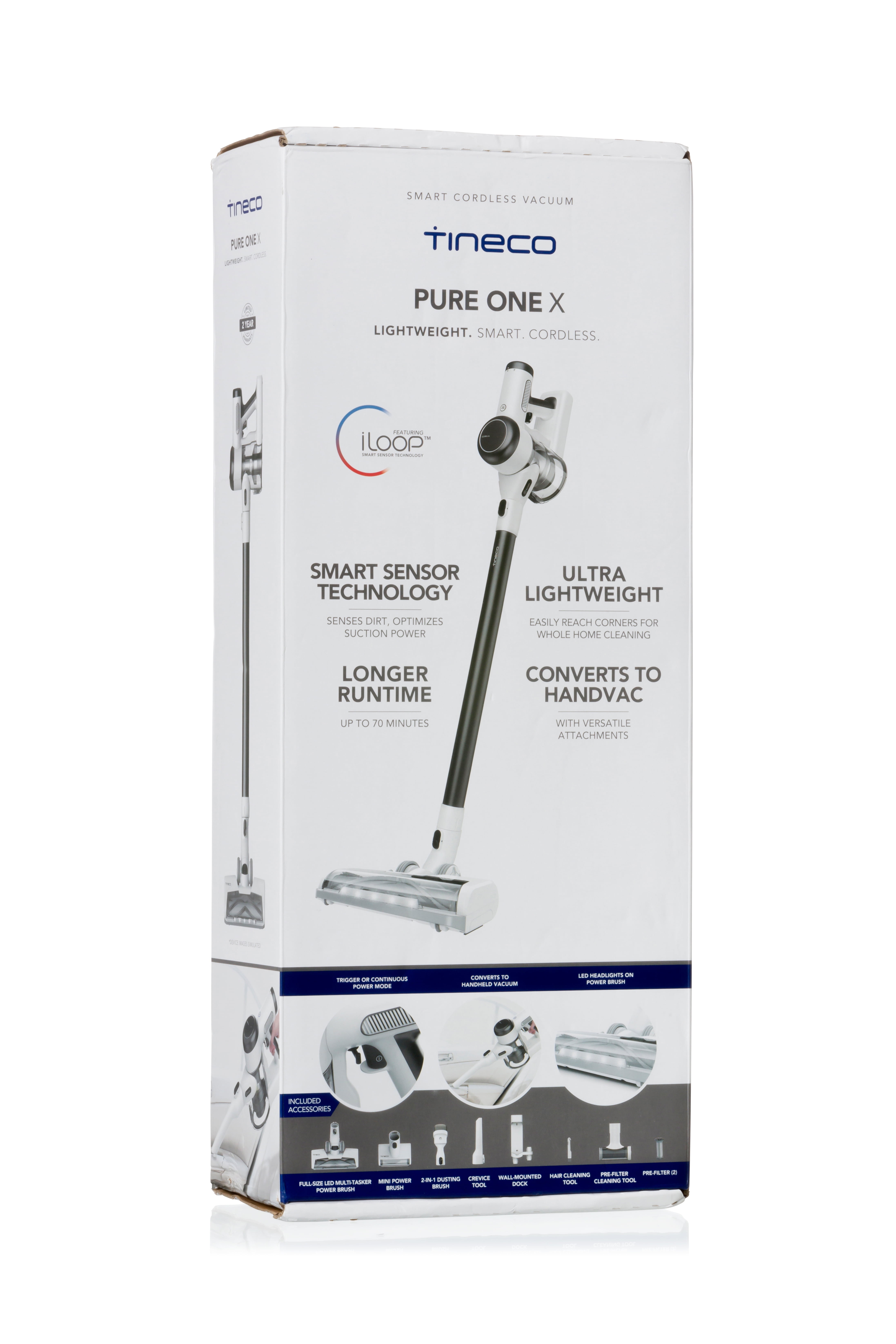 Tineco Pure One X Smart Lightweight Cordless Stick Vacuum Cleaner with  Extra-Long Runtime