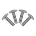 thumbnail image 3 of AURARMLET 4Pcs Stainless Steel Clamp Screw for Machine Rust Proof Silver T Bolts, 3 of 5