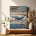 thumbnail image 6 of Blue Whale Rustic Wood Canvas Print, Wall Art for Living Room, Bedroom, Cafe, Beach House, Nautical Theme, Office, 6 of 8