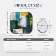 thumbnail image 3 of Fotbe Abstract Brushstrokes Green Blue 2-Piece Car Windshield Sun Shade | Sun Blocker for Car Windshield | Foldable Automotive Interior Accessories for Sun Protection-Large, 3 of 6