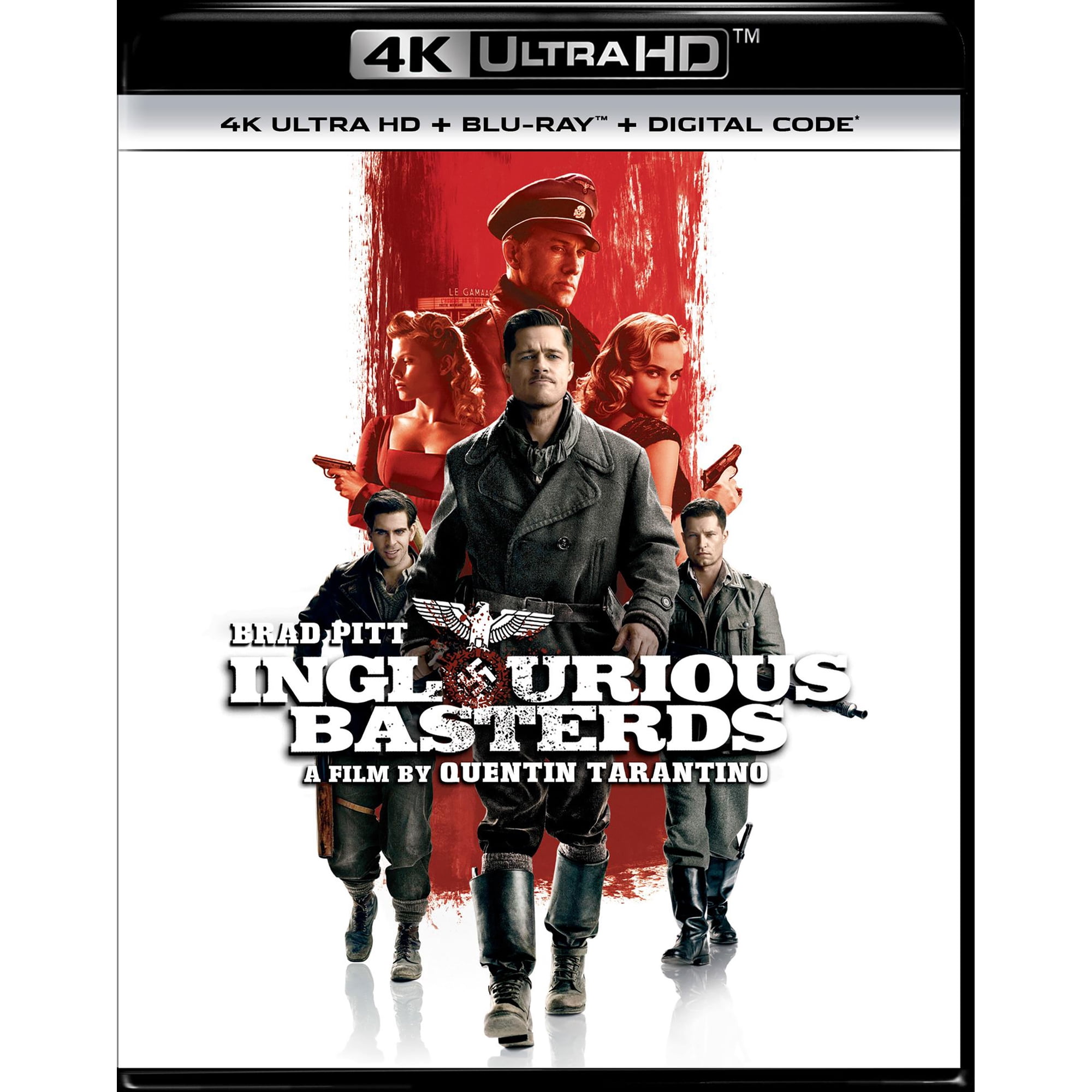 Inglourious Basterds (4K Ultra HD + Blu-ray + Digital Copy), Action, Universal
