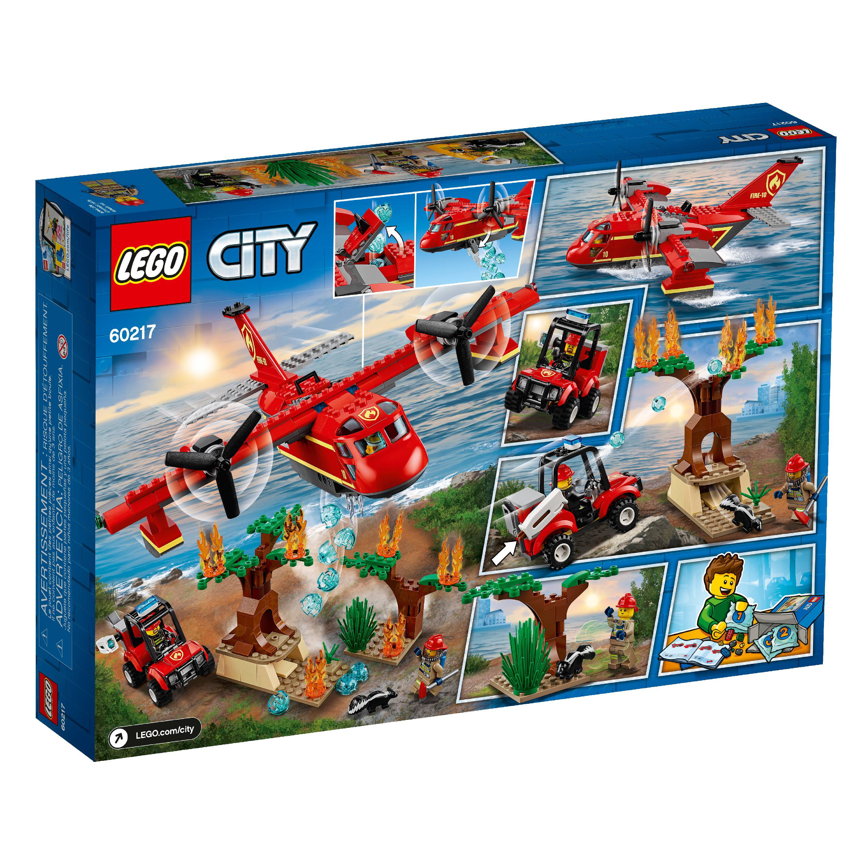 LEGO City Fire Plane 60217 Rescue Plane Building Set 