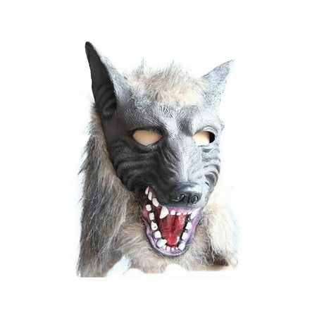 Topumt Halloween Cosplay Werewolf Costume Wolf Claws Gloves Head Mask